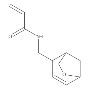 Rac-n-{[(1r,2s,5s)-6-oxabicyclo[3.2.1]oct-3-en-2-yl]methyl}prop-2-enamide结构式