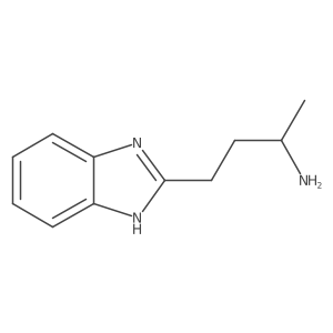 (2R)-4-(1H-1,3-benzodiazol-2-yl)butan-2-amine结构式
