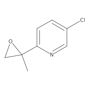 5-Chloro-2-(2-methyloxiran-2-yl)pyridine结构式