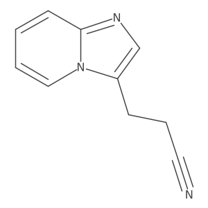 3-{Imidazo[1,2-a]pyridin-3-yl}propanenitrile Structure