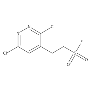 2-(3,6-Dichloropyridazin-4-yl)ethane-1-sulfonyl fluoride结构式