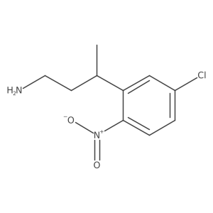 3-(5-Chloro-2-nitrophenyl)butan-1-amine结构式