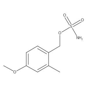 (4-Methoxy-2-methylphenyl)methyl sulfamate Structure
