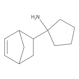 1-{Bicyclo[2.2.1]hept-5-en-2-yl}cyclopentan-1-amine结构式