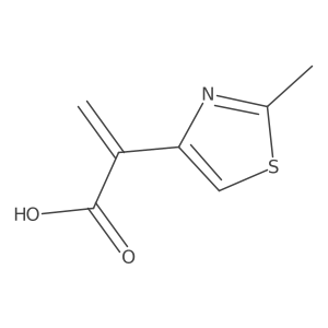 2-(2-Methyl-1,3-thiazol-4-yl)prop-2-enoic acid结构式