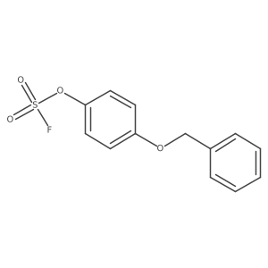 4-(Benzyloxy)phenyl fluoranesulfonate结构式