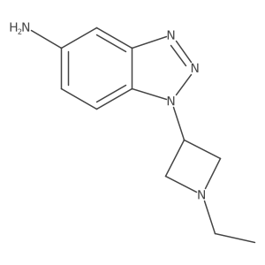 1-(1-ethylazetidin-3-yl)-1H-1,2,3-benzotriazol-5-amine Structure
