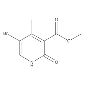 Methyl 5-bromo-4-methyl-2-oxo-1,2-dihydropyridine-3-carboxylate Structure