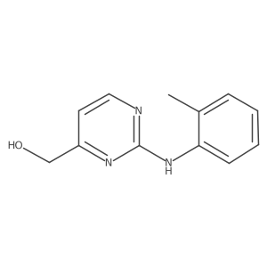 {2-[(2-Methylphenyl)amino]pyrimidin-4-yl}methanol Structure