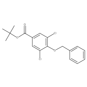 Tert-butyl 4-(benzyloxy)-3,5-dichlorobenzoate Structure