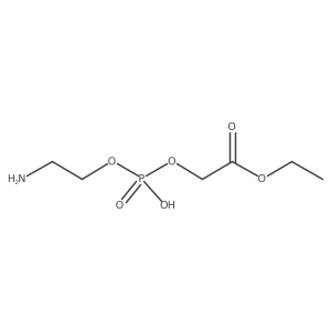 (2-Aminoethoxy)(2-ethoxy-2-oxoethoxy)phosphinic acid结构式