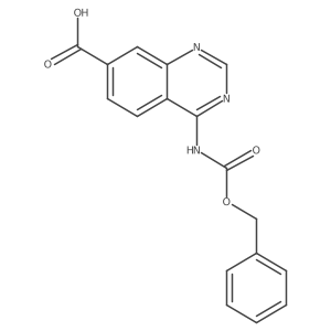 4-{[(Benzyloxy)carbonyl]amino}quinazoline-7-carboxylic acid Structure