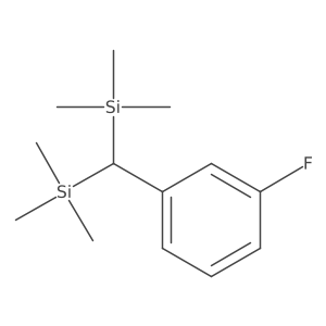 1-[Bis(trimethylsilyl)methyl]-3-fluorobenzene结构式