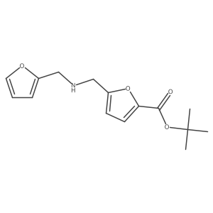 Tert-butyl 5-({[(furan-2-yl)methyl]amino}methyl)furan-2-carboxylate结构式