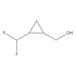 rac-[(1R,2S)-2-(difluoromethyl)cyclopropyl]methanol Structure