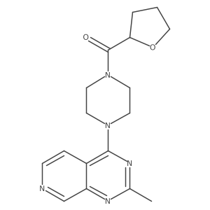 1-{2-Methylpyrido[3,4-d]pyrimidin-4-yl}-4-(oxolane-2-carbonyl)piperazine结构式