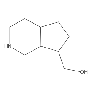 [(4aR,7S,7aS)-2,3,4,4a,5,6,7,7a-octahydro-1H-cyclopenta[c]pyridin-7-yl]methanol结构式