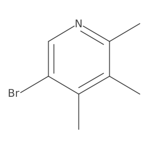 5-Bromo-2,3,4-trimethylpyridine结构式