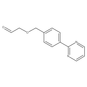 [[4-(2-Pyrimidinyl)phenyl]methoxy]acetaldehyde Structure