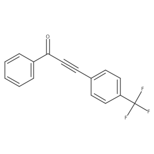 beta-[4-(Trifluoromethyl)phenyl]propiolophenone Structure