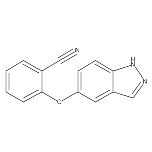 2-(1H-indazol-5-yloxy)benzonitrile结构式