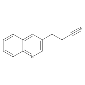 3-(Quinolin-3-yl)propanenitrile Structure