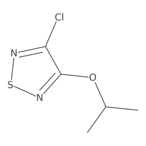 3-Chloro-4-isopropoxy-[1,2,5]thiadiazole结构式