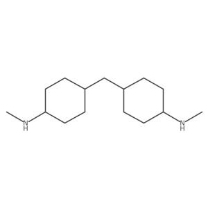 4,4'-Methylenebis(N-methylcyclohexan-1-amine)结构式