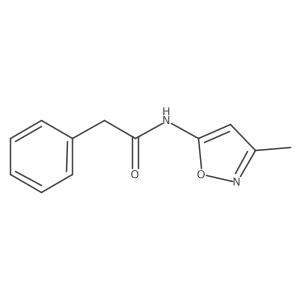N-(3-methylisoxazol-5-yl)-2-phenylacetamide结构式