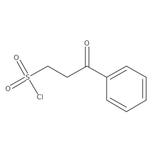 3-Oxo-3-phenylpropane-1-sulfonyl chloride结构式