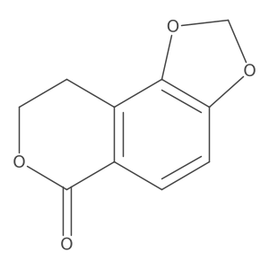 8,9-Dihydro-6H-1,3-dioxolo[4,5-f][2]benzopyran-6-one Structure