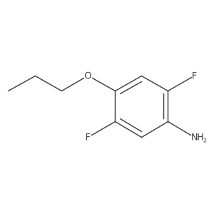 2,5-Difluoro-4-propoxyaniline结构式