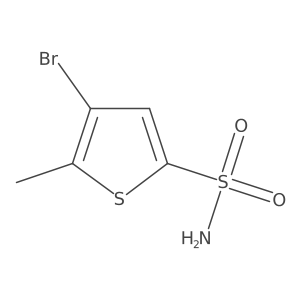 4-Bromo-5-methylthiophene-2-sulfonamide Structure