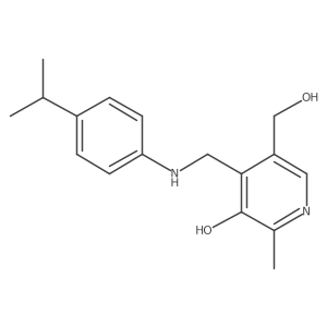 5-(Hydroxymethyl)-4-{[(4-isopropylphenyl)amino]methyl}-2-methylpyridin-3-ol Structure