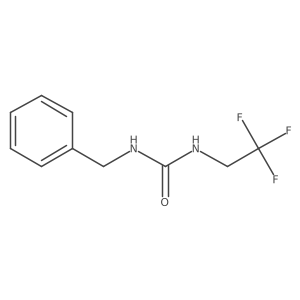 1-Benzyl-3-(2,2,2-trifluoroethyl)urea Structure