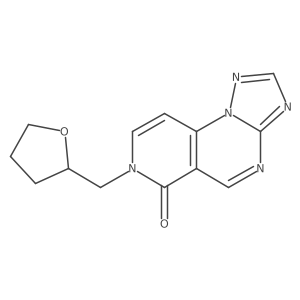 7-(tetrahydrofuran-2-ylmethyl)pyrido[3,4-e][1,2,4]triazolo[1,5-a]pyrimidin-6(7H)-one结构式