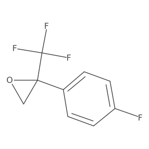 1,1,1-Trifluoro-2-(4-fluorophenyl)-prop-2-ene oxide Structure