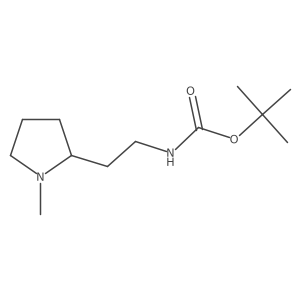 N-Boc-2-(1-Methyl-pyrrolidin-2-yl)-ethylamine结构式