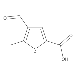 4-Formyl-5-methyl-1H-pyrrole-2-carboxylic acid Structure