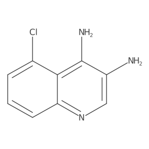 5-Chloroquinoline-3,4-diamine结构式