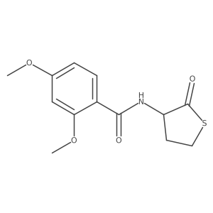 2,4-Dimethoxy-N-(tetrahydro-2-oxo-3-thienyl)benzamide Structure