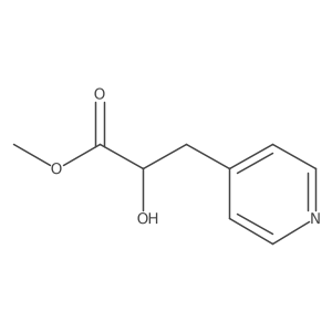 Methyl 2-hydroxy-3-(pyridin-4-yl)propanoate结构式