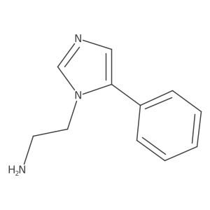 2-(5-Phenyl-1H-imidazol-1-yl)ethan-1-amine结构式