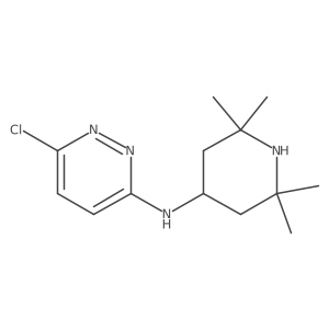 6-chloro-N-(2,2,6,6-tetramethylpiperidin-4-yl)pyridazin-3-amine结构式