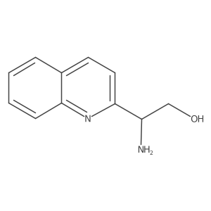 (R)-2-Amino-2-(quinolin-2-yl)ethan-1-ol结构式