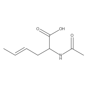 2-Acetamidohex-4-enoic acid Structure