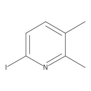 6-Iodo-2,3-dimethylpyridine Structure