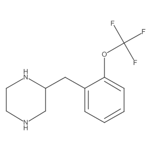 (R)-2-(2-(Trifluoromethoxy)benzyl)piperazine Structure