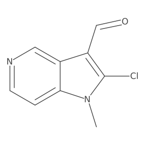 2-Chloro-1-methyl-1H-pyrrolo[3,2-c]pyridine-3-carbaldehyde Structure