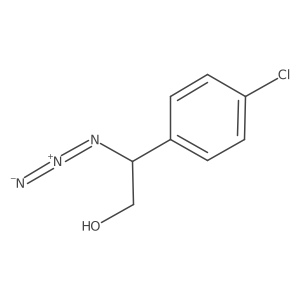 (2R)-2-azido-2-(4-chlorophenyl)ethan-1-ol Structure